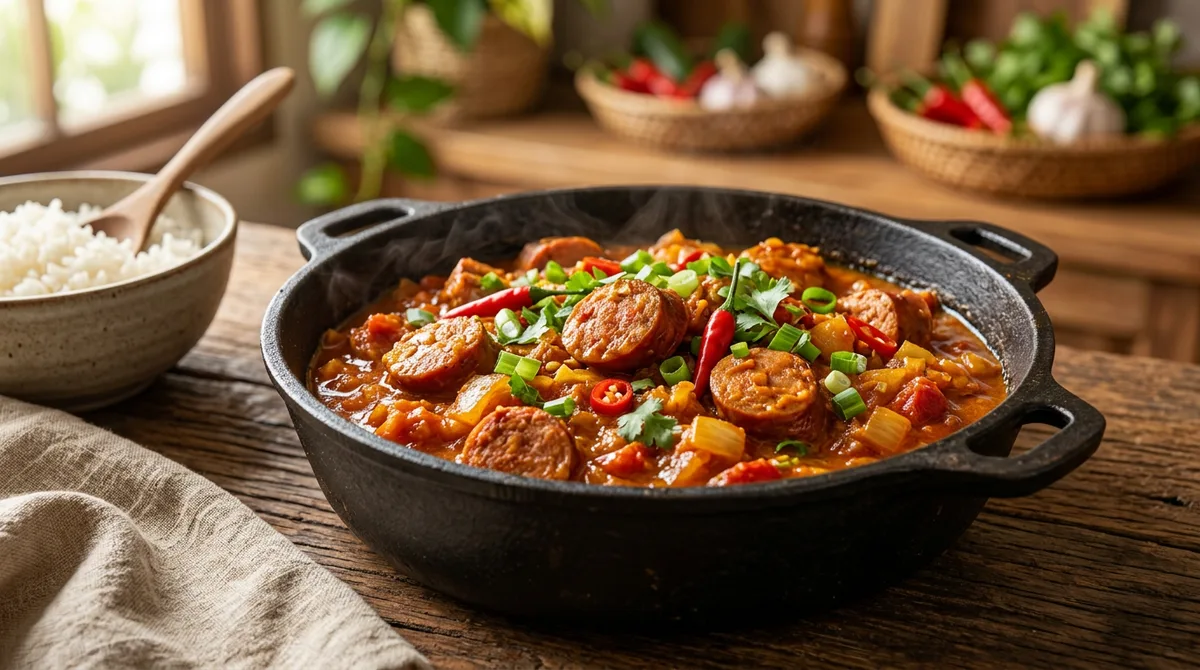 Cuisine réunionnaise rougail saucisse : la recette authentique du 974