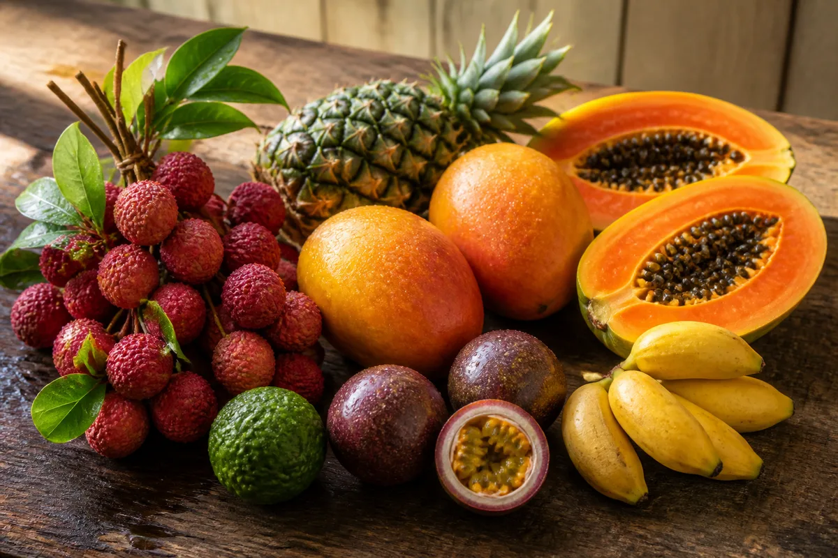 Fruits de La Réunion : variétés, saisons et usages