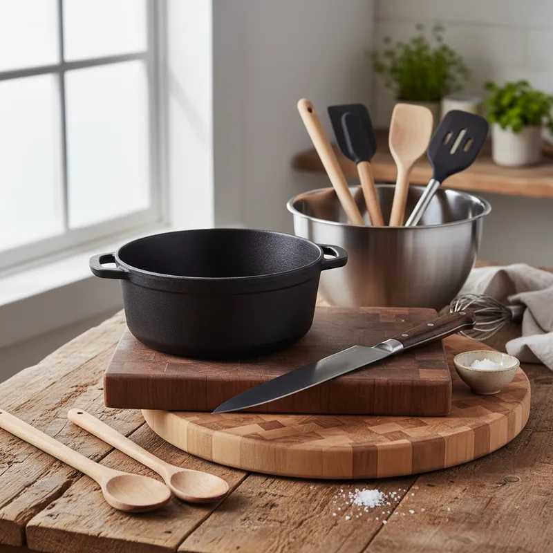 Les 10 ustensiles indispensables pour une cuisine bien équipée